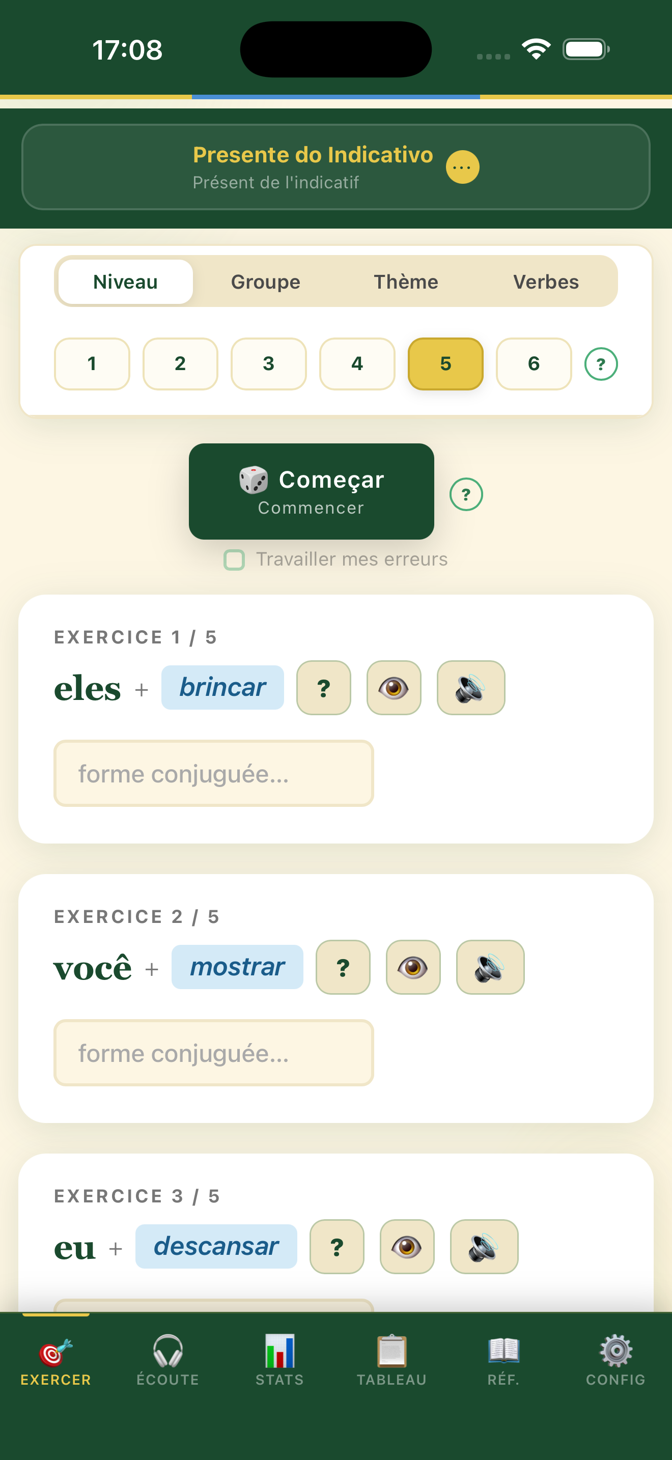 Verbos app